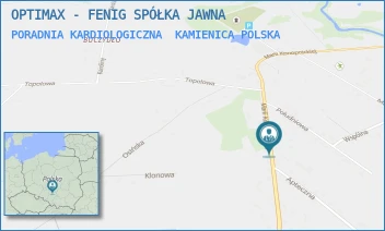 PORADNIA KARDIOLOGICZNA - OPTIMAX - FENIG SPÓŁKA JAWNA - UL. UL. KONOPNICKIEJ 370,  KAMIENICA POLSKA