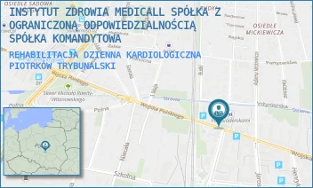 REHABILITACJA DZIENNA KARDIOLOGICZNA - INSTYTUT ZDROWIA MEDICALL SPÓŁKA Z OGRANICZONĄ ODPOWIEDZIALNOŚCIĄ SPÓŁKA KOMANDYTOWA - UL. WOJSKA POLSKIEGO 77,  PIOTRKÓW TRYBUNALSKI