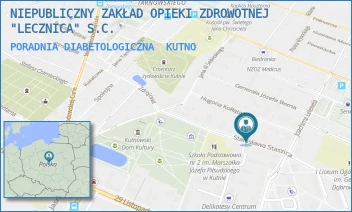 PORADNIA DIABETOLOGICZNA - NIEPUBLICZNY ZAKŁAD OPIEKI ZDROWOTNEJ "LECZNICA" S.C. - UL. STASZICA 11,  KUTNO