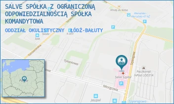 ODDZIAŁ OKULISTYCZNY - SALVE SPÓŁKA Z OGRANICZONĄ ODPOWIEDZIALNOŚCIĄ SPÓŁKA KOMANDYTOWA - UL. SZPARAGOWA 10,  ŁÓDŹ-BAŁUTY