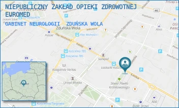 GABINET NEUROLOGII - NIEPUBLICZNY ZAKŁAD OPIEKI ZDROWOTNEJ EUROMED - UL. ŁASKA 23,  ZDUŃSKA WOLA