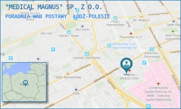 PORADNIA WAD POSTAWY - "MEDICAL MAGNUS" SP. Z O.O. - UL. MIKOŁAJA KOPERNIKA 38,  ŁÓDŹ-POLESIE