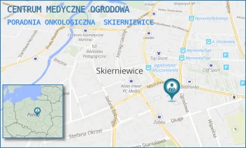PORADNIA ONKOLOGICZNA - CENTRUM MEDYCZNE OGRODOWA - UL. OGRODOWA 21/23,  SKIERNIEWICE