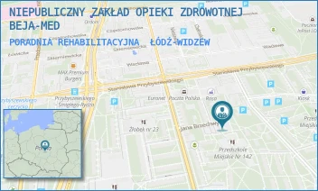 PORADNIA REHABILITACYJNA - NIEPUBLICZNY ZAKŁAD OPIEKI ZDROWOTNEJ BEJA-MED - UL. JANA BRZECHWY 5,  ŁÓDŹ-WIDZEW