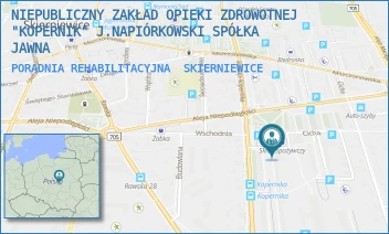 PORADNIA REHABILITACYJNA - NIEPUBLICZNY ZAKŁAD OPIEKI ZDROWOTNEJ "KOPERNIK" J.NAPIÓRKOWSKI SPÓŁKA JAWNA - UL. MIKOŁAJA KOPERNIKA 9A,  SKIERNIEWICE