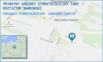 PORADNIA STOMATOLOGICZNA - PRYWATNY GABINET STOMATOLOGICZNY CARE KRZYSZTOF BAŃKOWSKI - UL. OGRODOWA 8,  DĄBRÓWKA-SOWICE