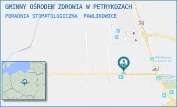 PORADNIA STOMATOLOGICZNA - GMINNY OŚRODEK ZDROWIA W PETRYKOZACH - PAWLIKOWICE 7,  PAWLIKOWICE