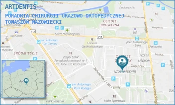 PORADNIA CHIRURGII URAZOWO-ORTOPEDYCZNEJ - ARTDENTIS - UL. ZAPIECEK 16,  TOMASZÓW MAZOWIECKI