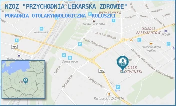 PORADNIA OTOLARYNGOLOGICZNA - NZOZ "PRZYCHODNIA LEKARSKA ZDROWIE" - UL. KORCZAKA 5,  KOLUSZKI