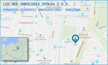 PORADNIA CHIRURGII ONKOLOGICZNEJ - LUX MED ONKOLOGIA SPÓŁKA Z O.O. - ŚW. WINCENTEGO 103,  WARSZAWA