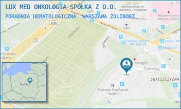 PORADNIA HEMATOLOGICZNA - LUX MED ONKOLOGIA SPÓŁKA Z O.O. - SZAMOCKA 6,  WARSZAWA ŻOLIBORZ