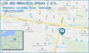 PORADNIA LECZENIA BÓLU - LUX MED ONKOLOGIA SPÓŁKA Z O.O. - FIELDORFA 40,  WARSZAWA PRAGA-POŁUDNIE