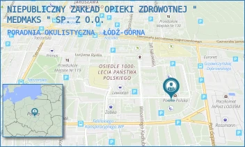 PORADNIA OKULISTYCZNA - NIEPUBLICZNY ZAKŁAD OPIEKI ZDROWOTNEJ " MEDMAKS " SP. Z O.O. - UL. BRONIEWSKIEGO 68,  ŁÓDŹ-GÓRNA