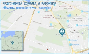 PORADNIA NEUROLOGICZNA - PRZYCHODNIA ZDROWIA W RADOMSKU - UL. ARMII KRAJOWEJ 34,  RADOMSKO