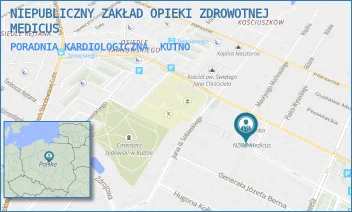 PORADNIA KARDIOLOGICZNA - NIEPUBLICZNY ZAKŁAD OPIEKI ZDROWOTNEJ MEDICUS - UL. SOWIŃSKIEGO 27,  KUTNO