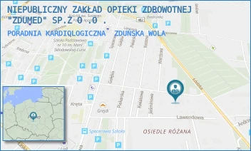 PORADNIA KARDIOLOGICZNA - NIEPUBLICZNY ZAKŁAD OPIEKI ZDROWOTNEJ "ZDUMED" SP.Z O .O . - UL. FRYDERYKA CHOPINA 22,  ZDUŃSKA WOLA