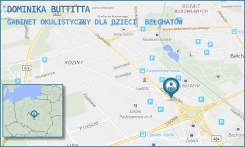 GABINET OKULISTYCZNY DLA DZIECI - DOMINIKA BUTTITTA - UL. CZAPLINIECKA 5,  BEŁCHATÓW