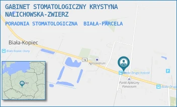 PORADNIA STOMATOLOGICZNA - GABINET STOMATOLOGICZNY KRYSTYNA NALICHOWSKA-ZWIERZ - BIAŁA-PARCELA 11,  BIAŁA-PARCELA