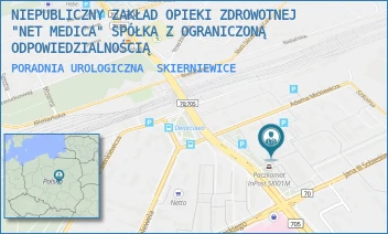 PORADNIA UROLOGICZNA - NIEPUBLICZNY ZAKŁAD OPIEKI ZDROWOTNEJ "NET MEDICA" SPÓŁKA Z OGRANICZONĄ ODPOWIEDZIALNOŚCIĄ - UL. SOBIESKIEGO 29,  SKIERNIEWICE