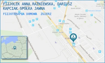 FIZJOTERAPIA DOMOWA - FIZJOLEK ANNA RAŹNIEWSKA, DARIUSZ KAPCIAK SPÓŁKA JAWNA - UL. POWSTAŃCÓW ŚLĄSKICH 21/2B,  ZGIERZ