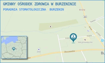 PORADNIA STOMATOLOGICZNA - GMINNY OŚRODEK ZDROWIA W BURZENINIE - UL. POLNA 19,  BURZENIN