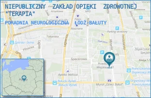 PORADNIA NEUROLOGICZNA - NIEPUBLICZNY  ZAKŁAD OPIEKI  ZDROWOTNEJ "TERAPIA" - MŁYNARSKA 37/41,  ŁÓDŹ-BAŁUTY