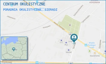 PORADNIA OKULISTYCZNA - CENTRUM OKULISTYCZNE - UL. SARAŃSKA 6D,  SIERADZ
