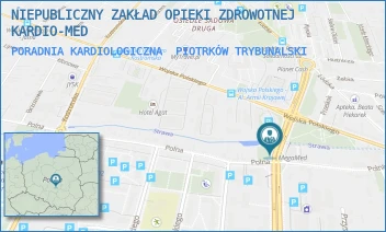 PORADNIA KARDIOLOGICZNA - NIEPUBLICZNY ZAKŁAD OPIEKI ZDROWOTNEJ KARDIO-MED - AL. ARMII KRAJOWEJ 22 B/3,  PIOTRKÓW TRYBUNALSKI