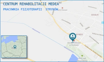 PRACOWNIA FIZJOTERAPII - CENTRUM REHABILITACJI MEDEA - UL. TADEUSZA KOŚCIUSZKI 29,  STRYKÓW