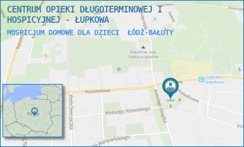 HOSPICJUM DOMOWE DLA DZIECI - CENTRUM OPIEKI DŁUGOTERMINOWEJ I HOSPICYJNEJ - ŁUPKOWA - UL. ŁUPKOWA 1,  ŁÓDŹ-BAŁUTY