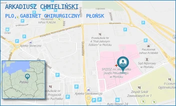PLO, GABINET CHIRURGICZNY - ARKADIUSZ CHMIELIŃSKI - SIENKIEWICZA 7,  PŁOŃSK