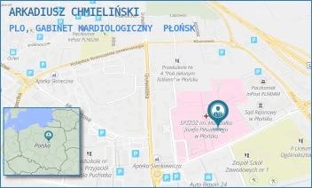 PLO, GABINET KARDIOLOGICZNY - ARKADIUSZ CHMIELIŃSKI - SIENKIEWICZA 7,  PŁOŃSK