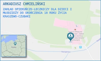 ZAKŁAD OPIEKUŃCZO-LECZNICZY DLA DZIECI I MŁODZIEŻY DO UKOŃCZENIA 18 ROKU ŻYCIA - ARKADIUSZ CHMIELIŃSKI - - 23A/-,  KRASZEWO-CZUBAKI