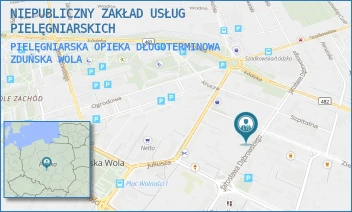 PIELĘGNIARSKA OPIEKA DŁUGOTERMINOWA - NIEPUBLICZNY ZAKŁAD USŁUG PIELĘGNIARSKICH - UL. JAROSŁAWA DĄBROWSKIEGO 25,  ZDUŃSKA WOLA