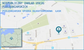 PIELĘGNIARSKA OPIEKA DŁUGOTERMINOWA - NIEPUBLICZNY ZAKŁAD USŁUG PIELĘGNIARSKICH - UL. WARSZAWSKA 79,  ŁASK