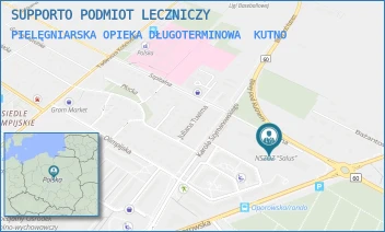 PIELĘGNIARSKA OPIEKA DŁUGOTERMINOWA - SUPPORTO PODMIOT LECZNICZY - UL. SZPITALNA 46/8,  KUTNO