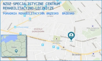 PORADNIA REHABILITACYJNA BRZESKO - NZOZ SPECJALISTYCZNE CENTRUM REHABILITACYJNO-LECZNICZE - PL. KAZIMIERZA WIELKIEGO 3,  BRZESKO