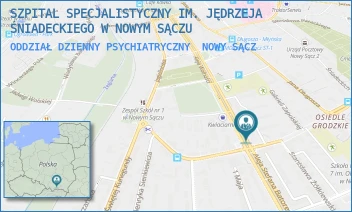 ODDZIAŁ DZIENNY PSYCHIATRYCZNY - SZPITAL SPECJALISTYCZNY IM. JĘDRZEJA ŚNIADECKIEGO W NOWYM SĄCZU - ALEJE WOLNOŚCI 49,  NOWY SĄCZ