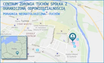 PORADNIA NEONATOLOGICZNA - CENTRUM ZDROWIA TUCHÓW SPÓŁKA Z OGRANICZONĄ ODPOWIEDZIALNOŚCIĄ - UL. SZPITALNA 1,  TUCHÓW