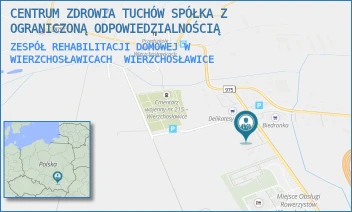 ZESPÓŁ REHABILITACJI DOMOWEJ W WIERZCHOSŁAWICACH - CENTRUM ZDROWIA TUCHÓW SPÓŁKA Z OGRANICZONĄ ODPOWIEDZIALNOŚCIĄ - WIERZCHOSŁAWICE 39B,  WIERZCHOSŁAWICE