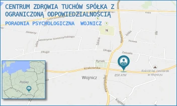 PORADNIA PSYCHOLOGICZNA - CENTRUM ZDROWIA TUCHÓW SPÓŁKA Z OGRANICZONĄ ODPOWIEDZIALNOŚCIĄ - UL. RYNEK 29,  WOJNICZ