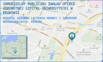 ODDZIAŁ DZIENNY LECZENIA NERWIC I ZABURZEŃ BEHAWIORALNYCH - SAMODZIELNY PUBLICZNY ZAKŁAD OPIEKI ZDROWOTNEJ SZPITAL UNIWERSYTECKI W KRAKOWIE - UL. LENARTOWICZA 14,  KRAKÓW