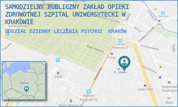 ODDZIAŁ DZIENNY LECZENIA PSYCHOZ - SAMODZIELNY PUBLICZNY ZAKŁAD OPIEKI ZDROWOTNEJ SZPITAL UNIWERSYTECKI W KRAKOWIE - UL. OLSZAŃSKA 5,  KRAKÓW