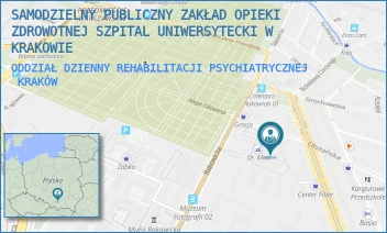 ODDZIAŁ DZIENNY REHABILITACJI PSYCHIATRYCZNEJ - SAMODZIELNY PUBLICZNY ZAKŁAD OPIEKI ZDROWOTNEJ SZPITAL UNIWERSYTECKI W KRAKOWIE - UL. OLSZAŃSKA 5,  KRAKÓW