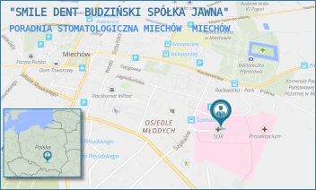 PORADNIA STOMATOLOGICZNA MIECHÓW - "SMILE DENT BUDZIŃSKI SPÓŁKA JAWNA" - UL. SZPITALNA 3,  MIECHÓW