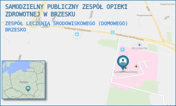ZESPÓŁ LECZENIA ŚRODOWISKOWEGO (DOMOWEGO) - SAMODZIELNY PUBLICZNY ZESPÓŁ OPIEKI ZDROWOTNEJ W BRZESKU - UL. TADEUSZA KOŚCIUSZKI 68,  BRZESKO