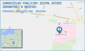 PORADNIA ONKOLOGICZNA - SAMODZIELNY PUBLICZNY ZESPÓŁ OPIEKI ZDROWOTNEJ W BRZESKU - UL. TADEUSZA KOŚCIUSZKI 68,  BRZESKO