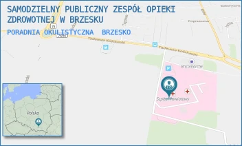 PORADNIA OKULISTYCZNA - SAMODZIELNY PUBLICZNY ZESPÓŁ OPIEKI ZDROWOTNEJ W BRZESKU - UL. TADEUSZA KOŚCIUSZKI 68,  BRZESKO