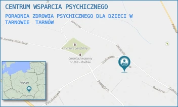 PORADNIA ZDROWIA PSYCHICZNEGO DLA DZIECI W TARNOWIE - CENTRUM WSPARCIA PSYCHICZNEGO - UL. OKRĘŻNA 3,  TARNÓW