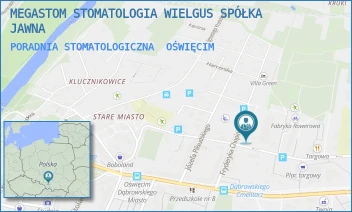 PORADNIA STOMATOLOGICZNA - MEGASTOM STOMATOLOGIA WIELGUS SPÓŁKA JAWNA - UL. ŻWIRKI I WIGURY 5,  OŚWIĘCIM
